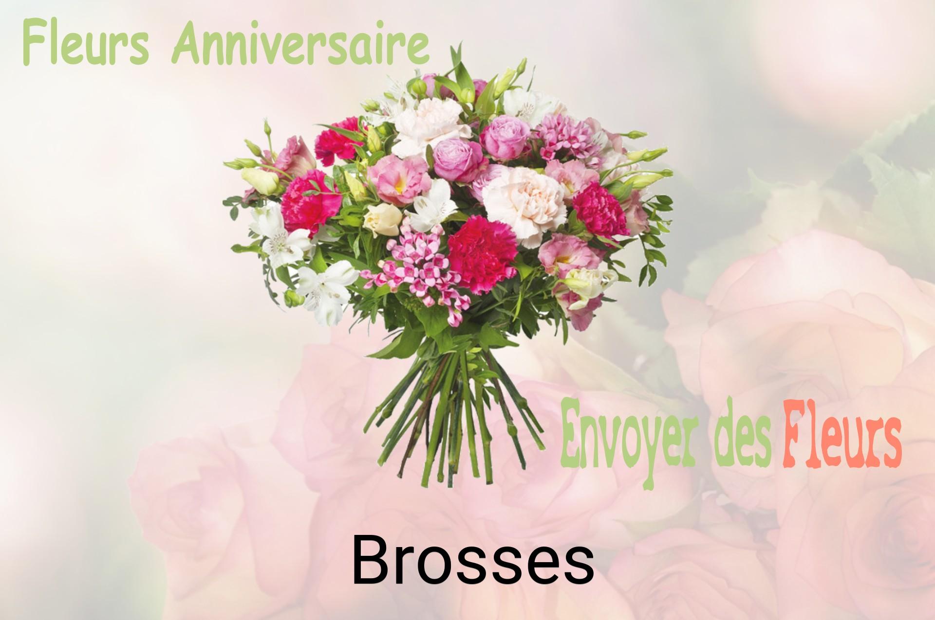 Bouquet de fleurs d’anniversaire livré à Brosses