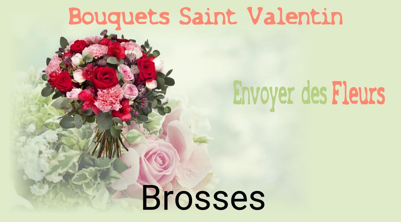 Roses de Saint-Valentin livrées à Brosses